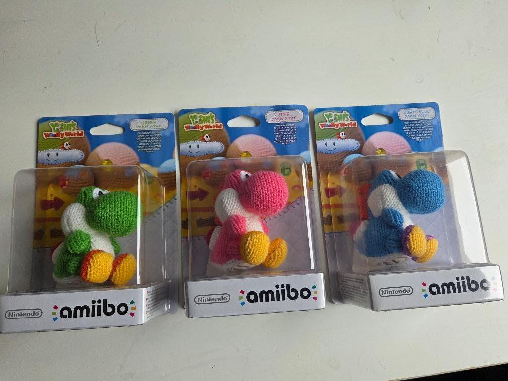 3x Amiibo Yoshi's Woolly world, Spelcomputers en Games, Games | Nintendo Switch, Nieuw, Avontuur en Actie, 1 speler, Vanaf 3 jaar