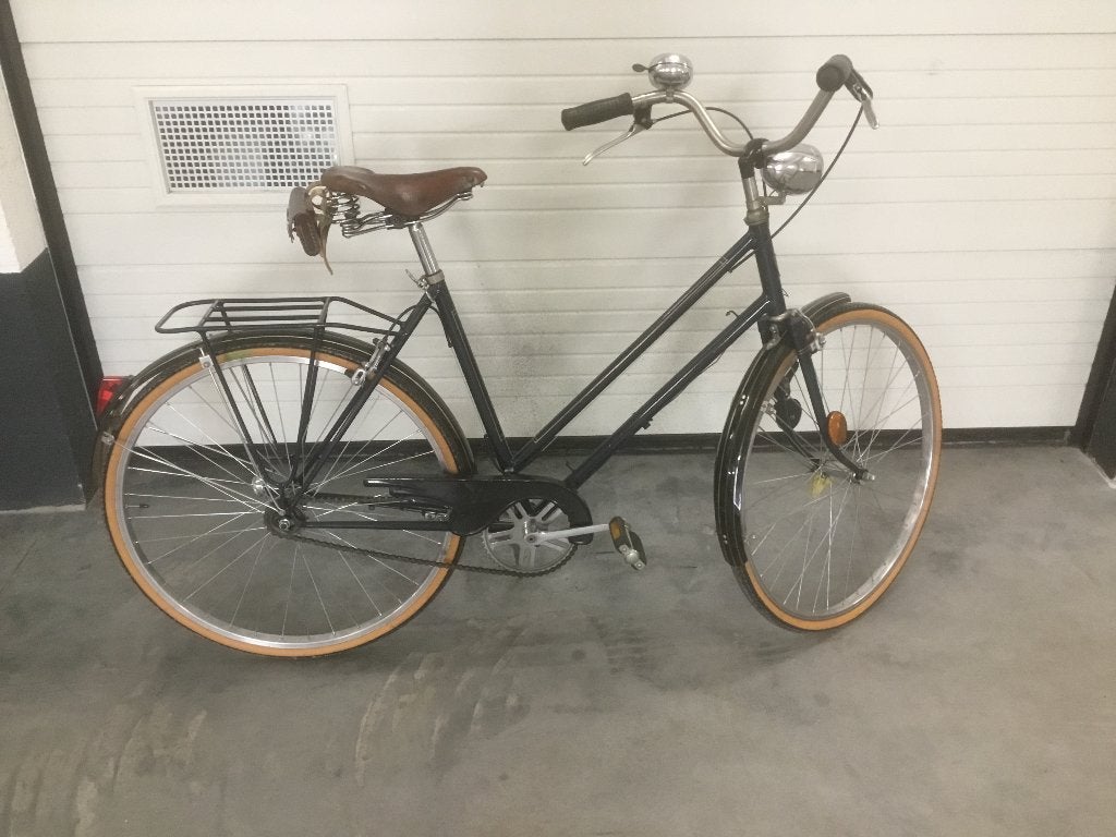 Old timer damesfiets, Fietsen en Brommers, Fietsen | Oldtimers, 47 tot 51 cm, Jaren '50, Velgrem, Ophalen