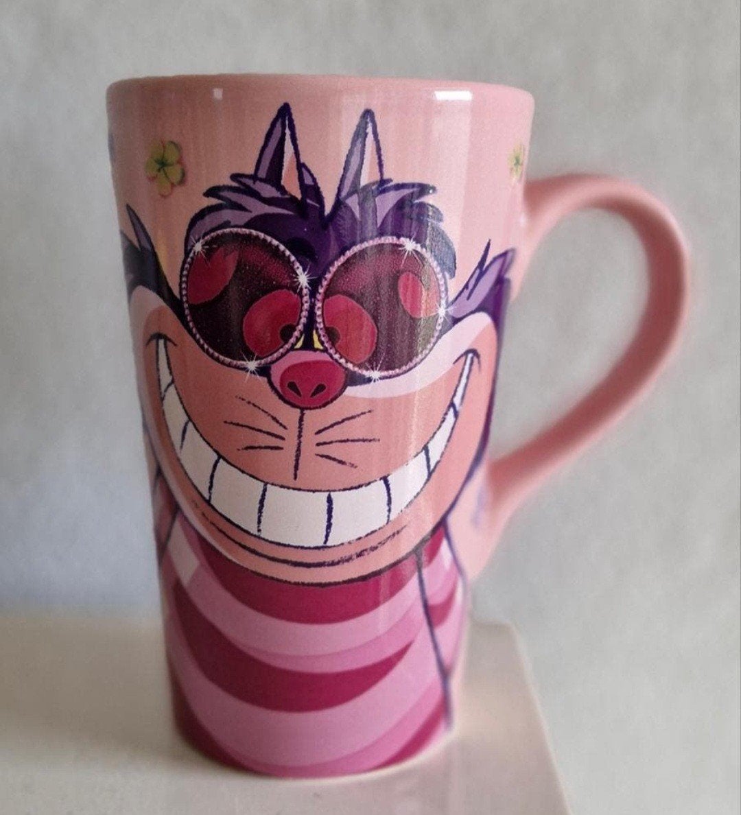 Disney Cheshire Cat Beker - Alice in Wonderland - 14 cm, Gebruikt, Overige merken, Keramiek, Overige stijlen