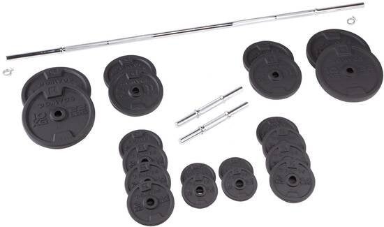Domyos Krachttrainingsset 50 kg - Halters en Halterschijven, Ophalen