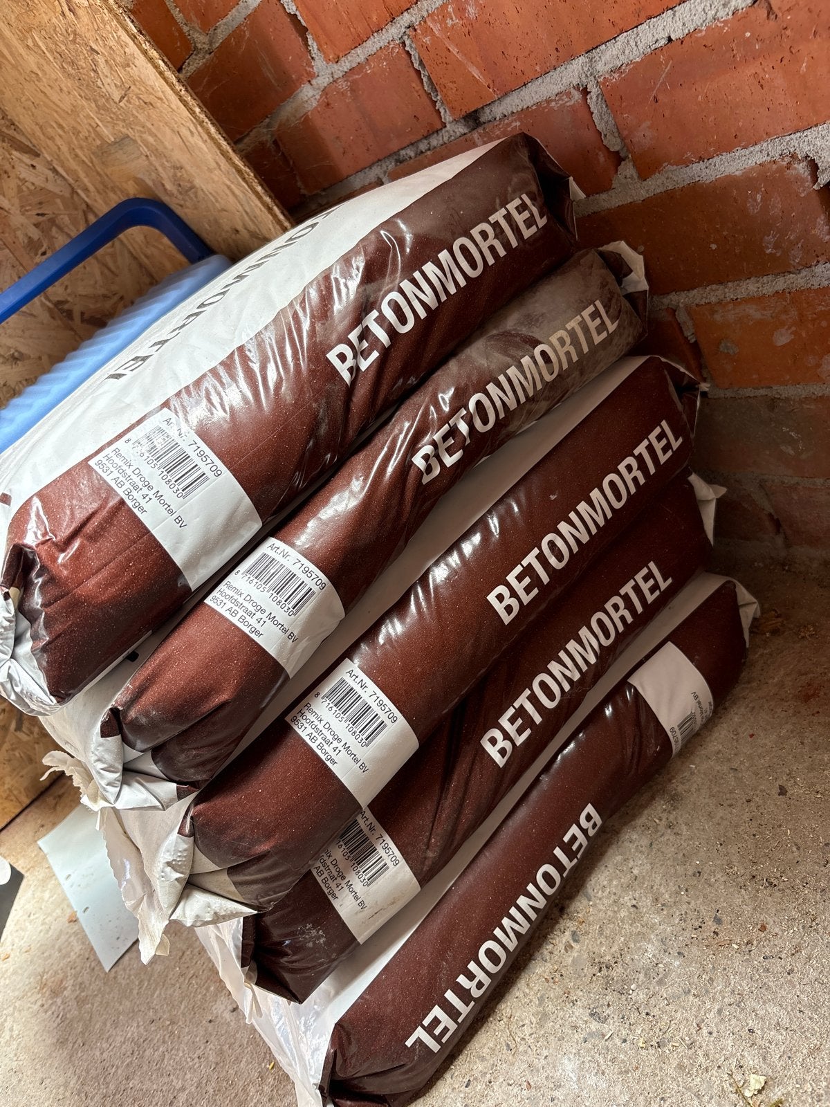 Remix droge betonmortel, Doe-het-zelf en Verbouw, Ophalen, Beton