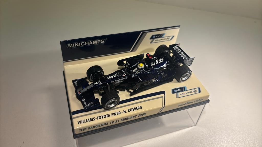 F1 williams Toyota fw30 n.rosberg minichamps 1.43, Auto, Ophalen of Verzenden, MiniChamps, A