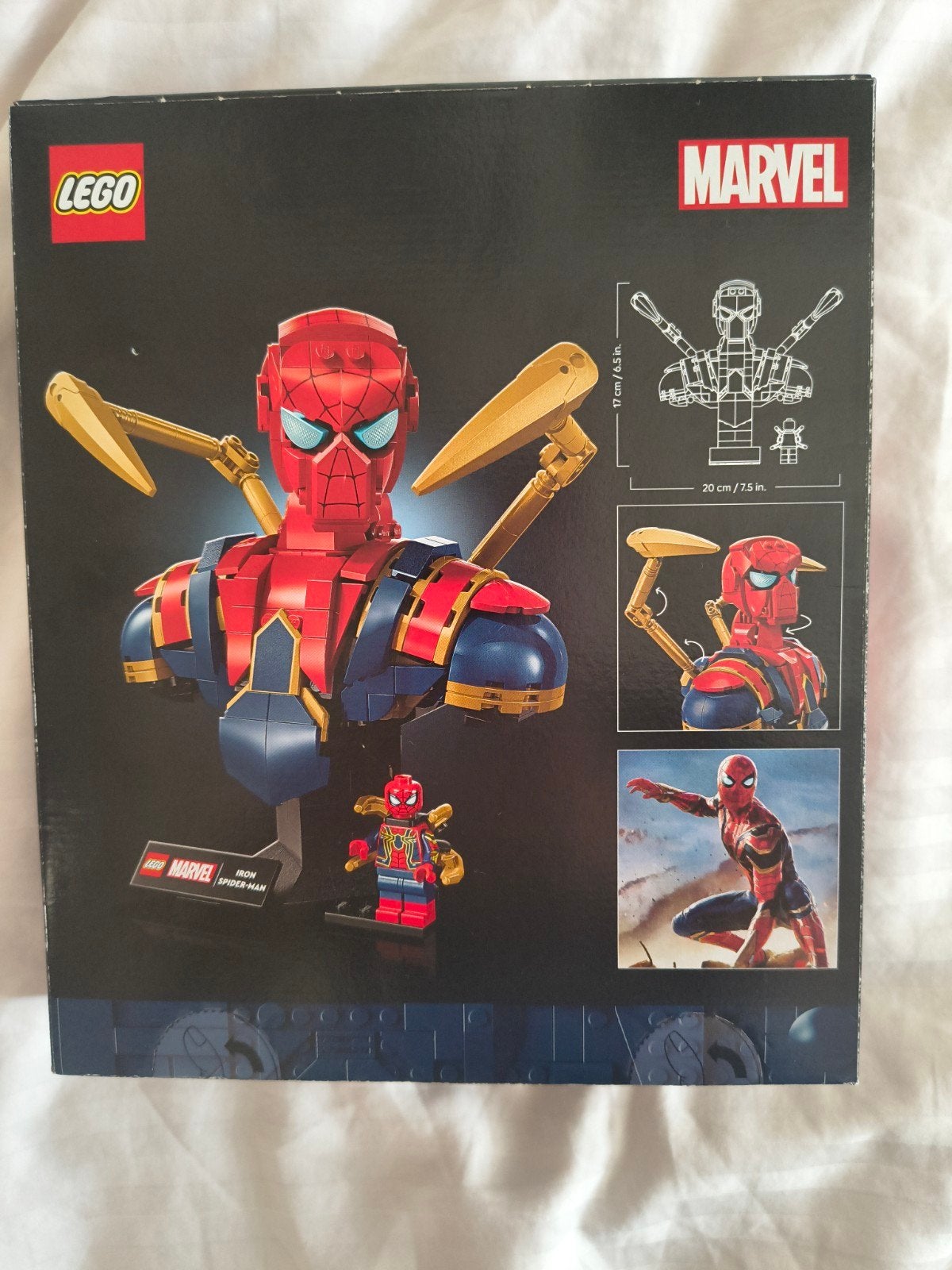 Foto 2 van LEGO Marvel Iron Spider-Man Bust - Nieuw in doos