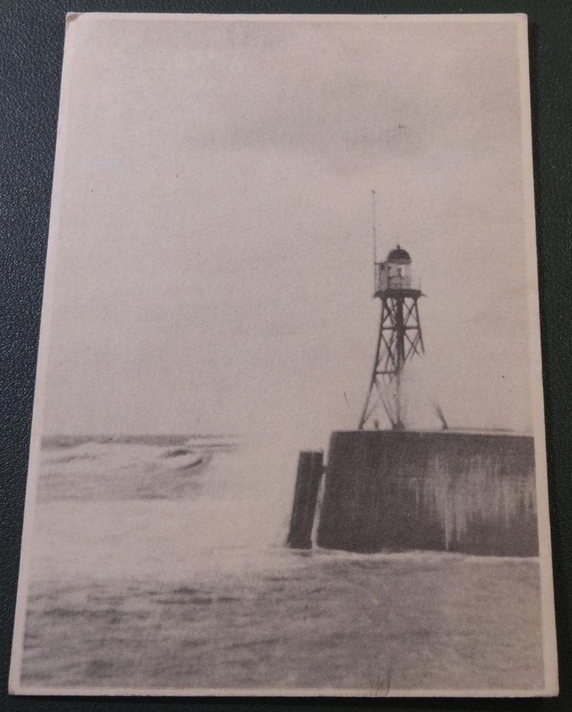 Scheveningen - Storm in de haven - KDh01, Verzenden, 1940 tot 1960, Ongelopen, Zuid-Holland