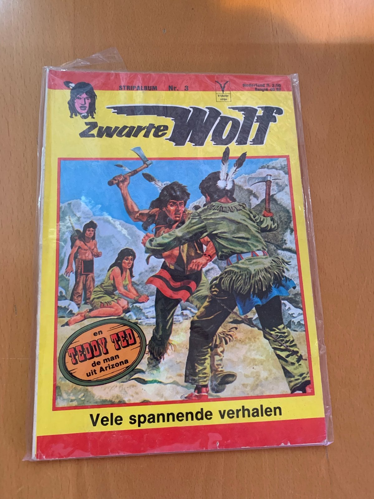 Zwarte Wolf Stripalbum Nr. 3 - Teddy Ted uit Arizona, Boeken, Eén stripboek, Ophalen of Verzenden, Zo goed als nieuw