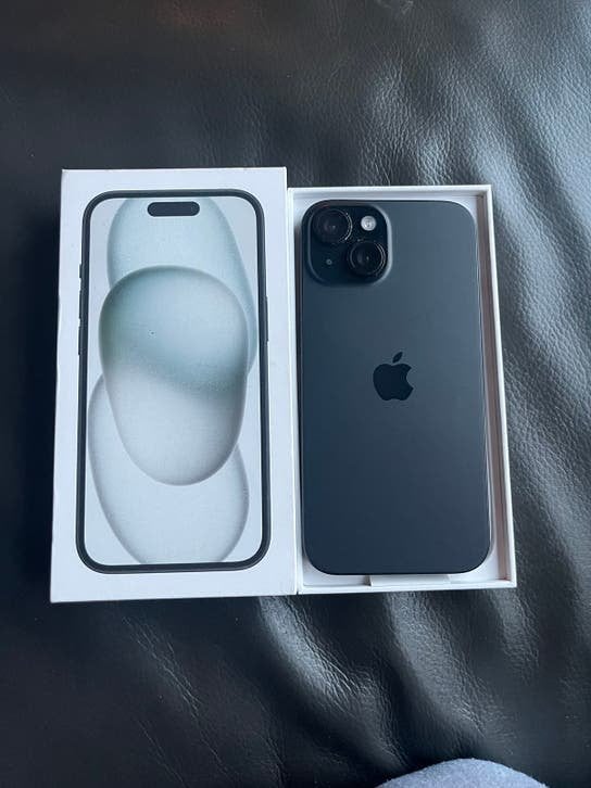 iPhone 15 - 84% batterijconditie - Top staat - Bieden, Ophalen, 128 GB, IPhone 15, Zwart