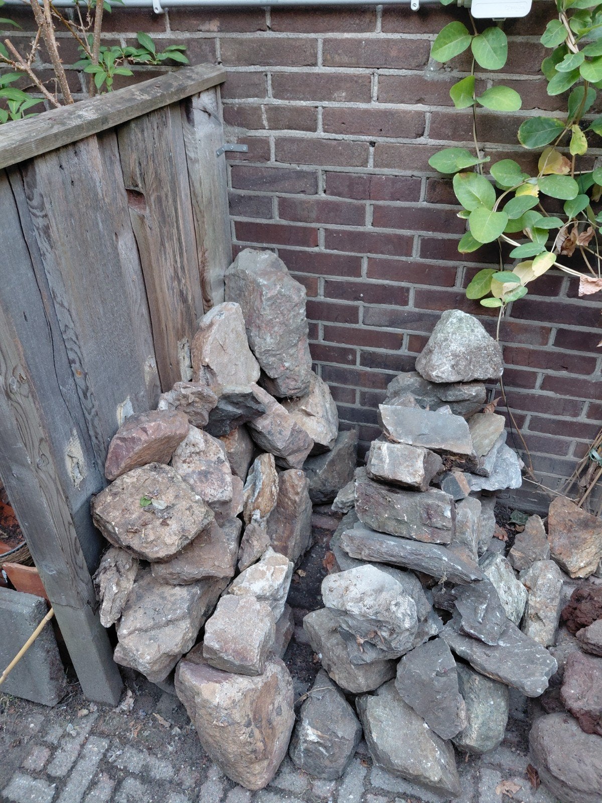Diverse rotsen en keien voor tuin of decoratie, Ophalen, Overige materialen, Gebruikt, Kei