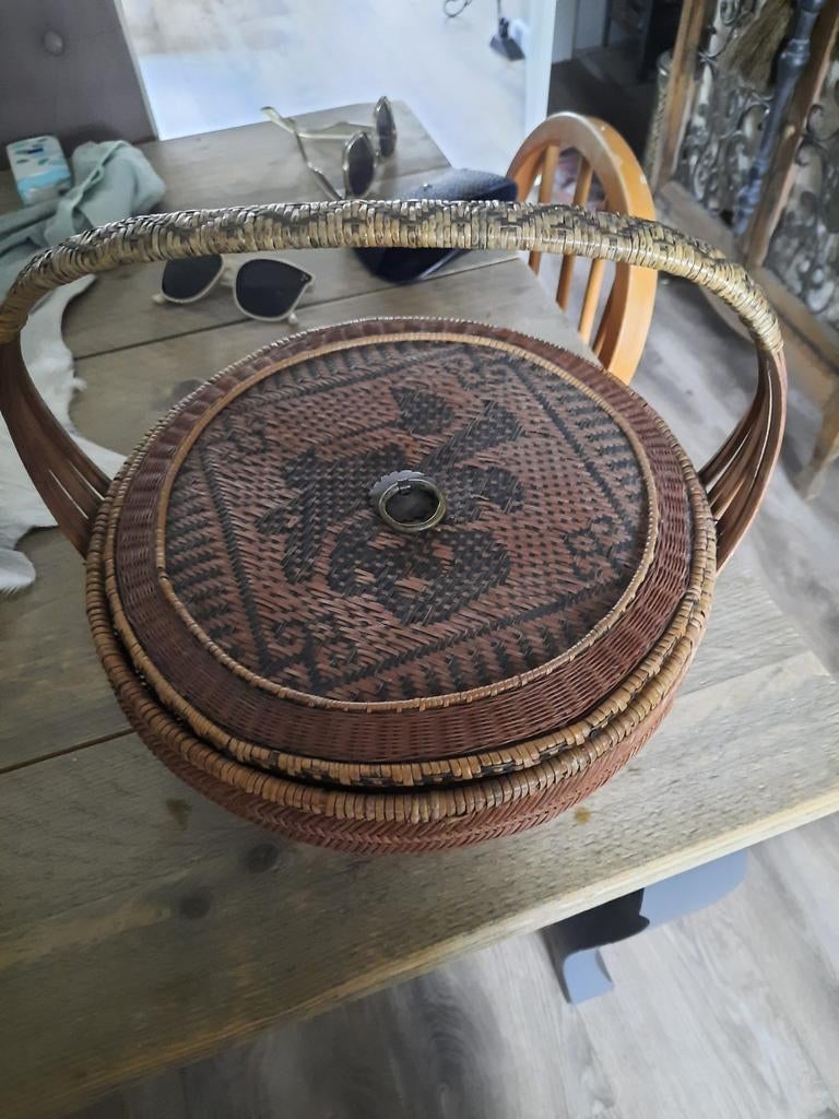 Vintage Chinese Rijstmand - Puntgaaf, Ophalen