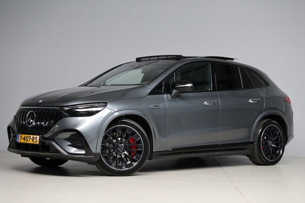 Mercedes-Benz EQE SUV AMG 43 4MATIC 91 kWh | hyperscreen | h, Auto's, Mercedes-Benz, Automaat, 468 km, 137 €/maand, Zilver of Grijs