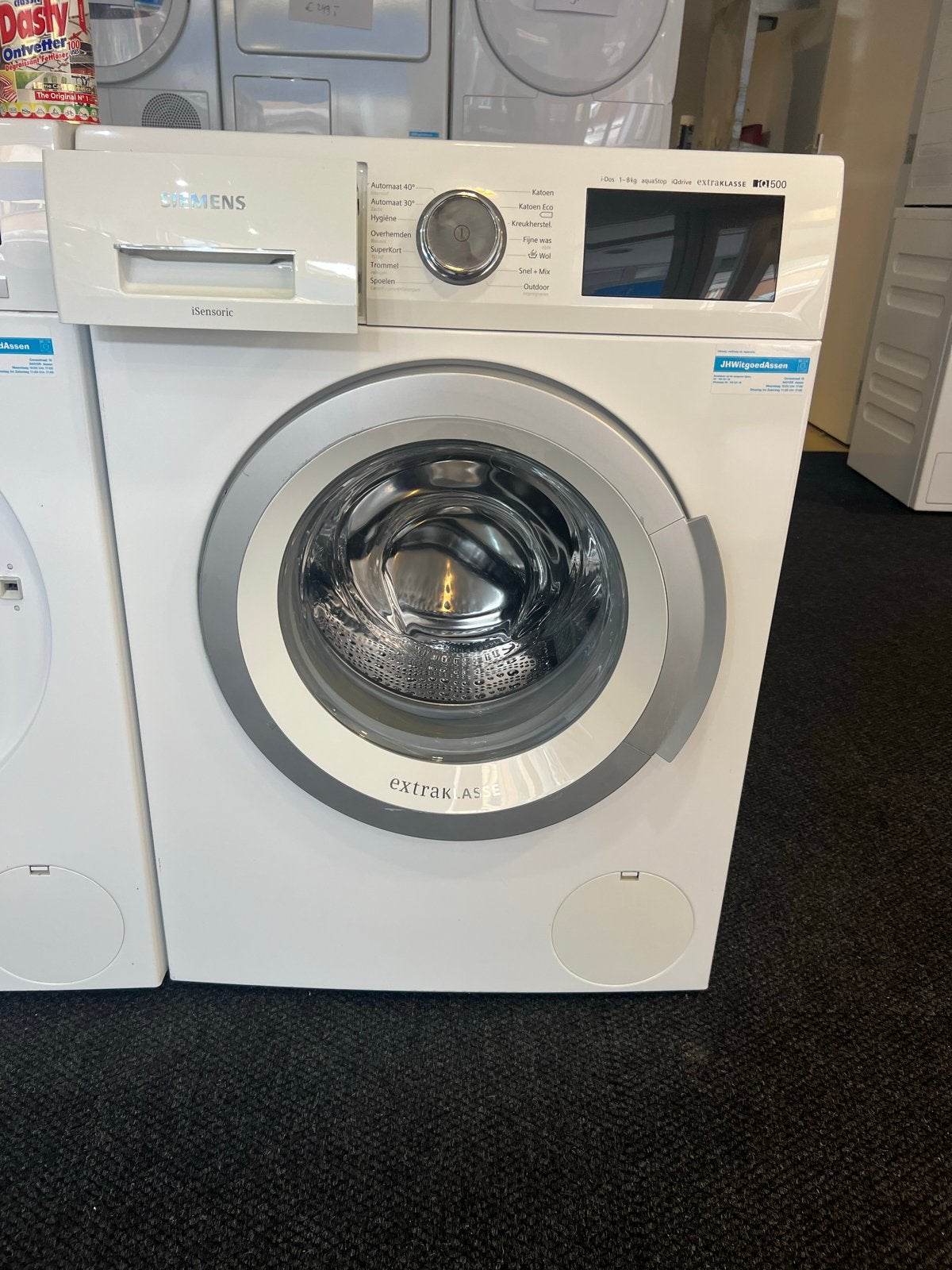 Siemens IQ500 i-Dos Wasmachine - Touchscreen, 8kg, A+++, Witgoed en Apparatuur, Wasmachines, 1200 tot 1600 toeren, Jhwitgoedassen