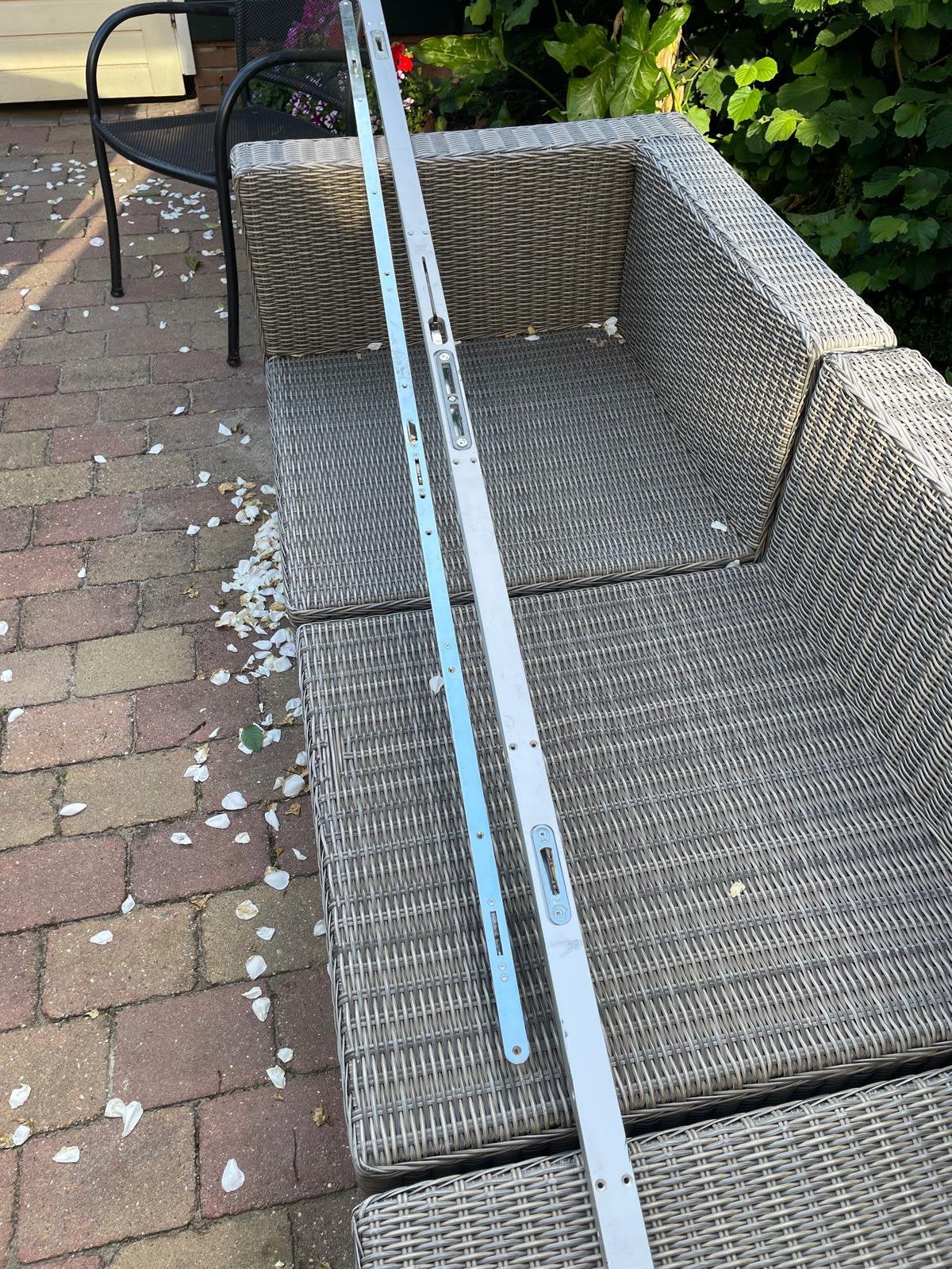 Driepuntsluiten + multipointdekuxe pc maat 73., Ophalen, Zo goed als nieuw, IJzer, Slot