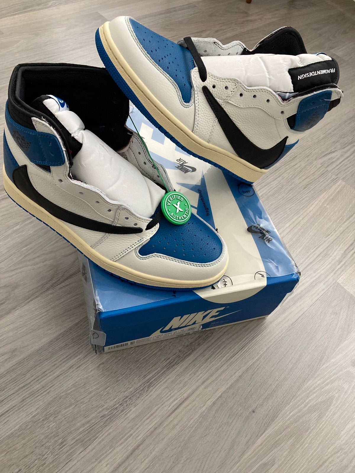 Nike Air Jordan 1 High Fragment Travis Scott, Ophalen of Verzenden, Zo goed als nieuw, Overige kleuren