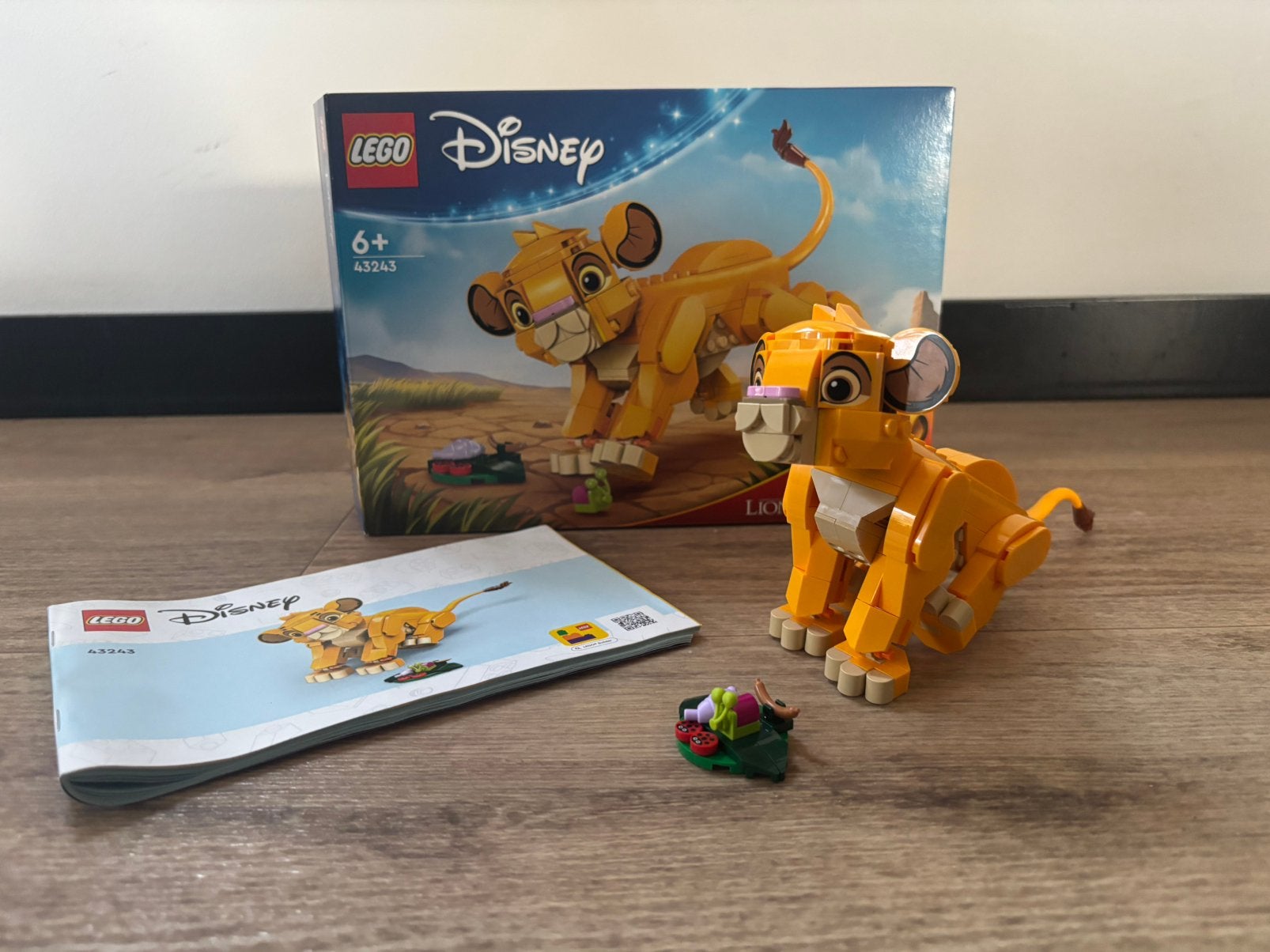 Lego Disney 43243 Simba, Compleet, Lego, Ophalen of Verzenden, Zo goed als nieuw