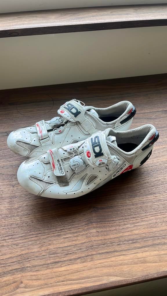Sidi ergo carbon maat 44 45, Sport en Fitness, Wielrennen, Ophalen of Verzenden, Zo goed als nieuw, Schoenen