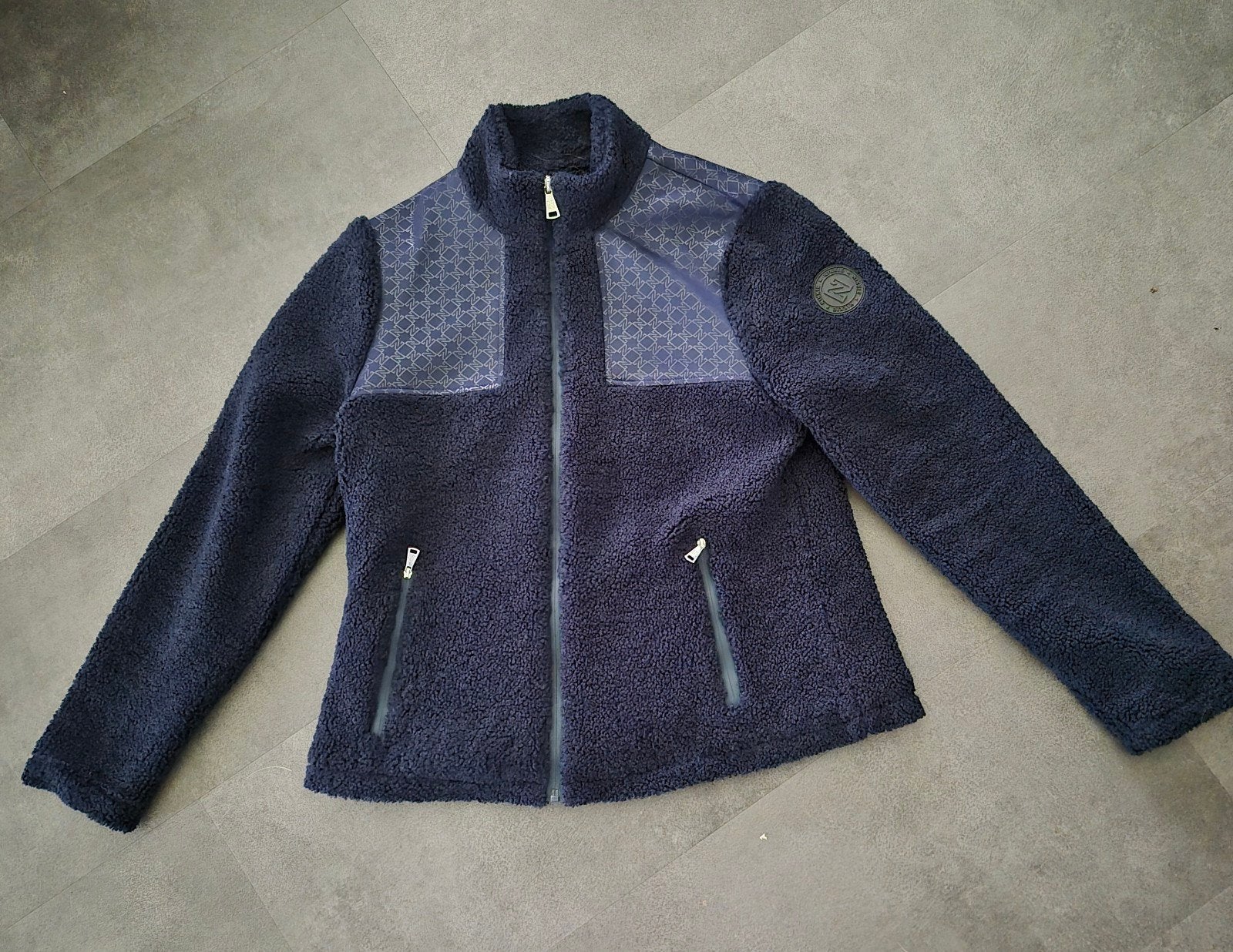 Nikkie teddy jasje maat 42, Blauw, Maat 42/44 (L), Ophalen of Verzenden, Nikkie