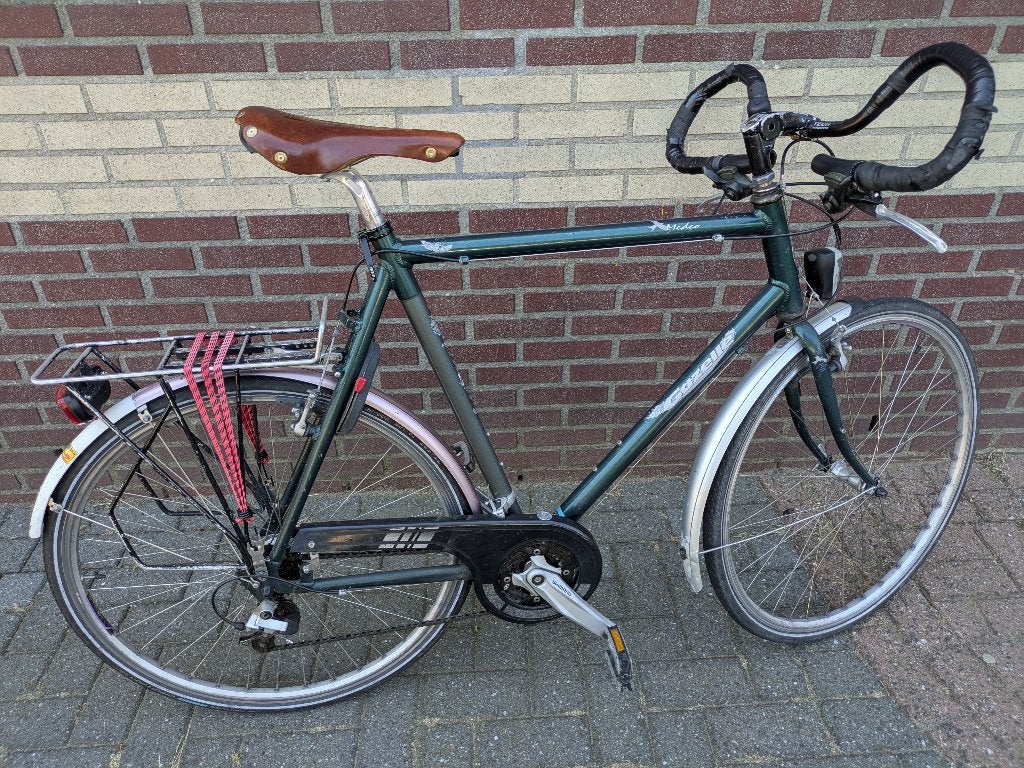 Gazelle Herenfiets Medeo, Fietsen en Brommers, Fietsen | Dames | Damesfietsen, Ophalen, Velgrem, Versnellingen, Gazelle