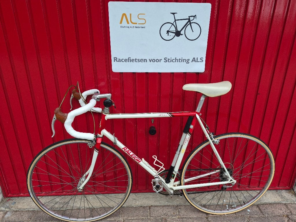 Vintage Raleigh Sirocco Dames/Heren Retro Racefiets Shimano, 28 inch, Velgrem, Zo goed als nieuw, 57 tot 61 cm