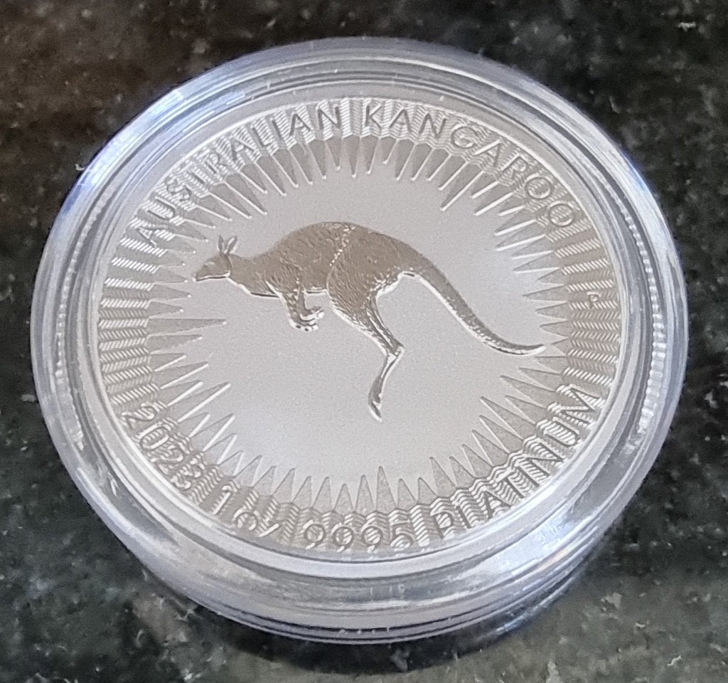 Willekeurige 1 oz .999 platina munt., Postzegels en Munten, Edelmetalen en Baren, Ophalen of Verzenden, Platina