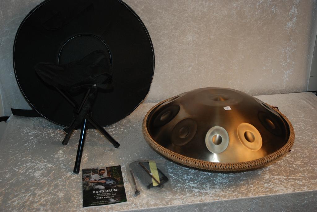 NIEUW!Handpan met standaard, hoes stokjes en schoonmaakdoek, Ophalen, ., Drums of Percussie, Nieuw