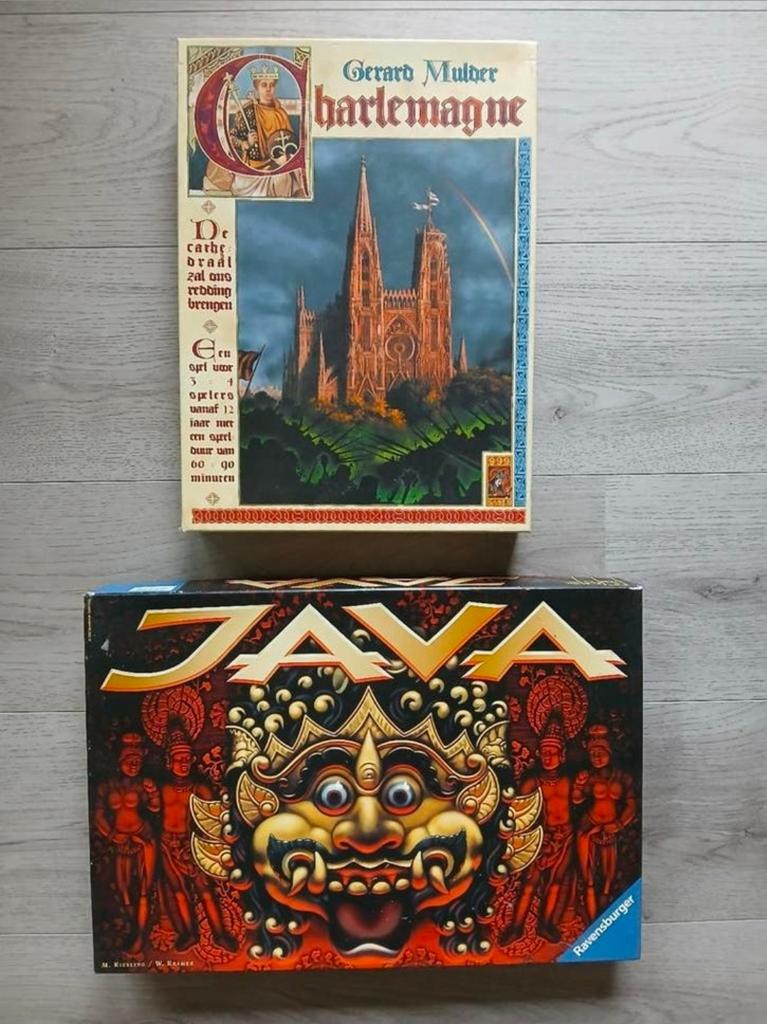Bordspellen: Charlemagne & Java (Ravensburger), Hobby en Vrije tijd, Gezelschapsspellen | Bordspellen, Drie of vier spelers, Ophalen of Verzenden