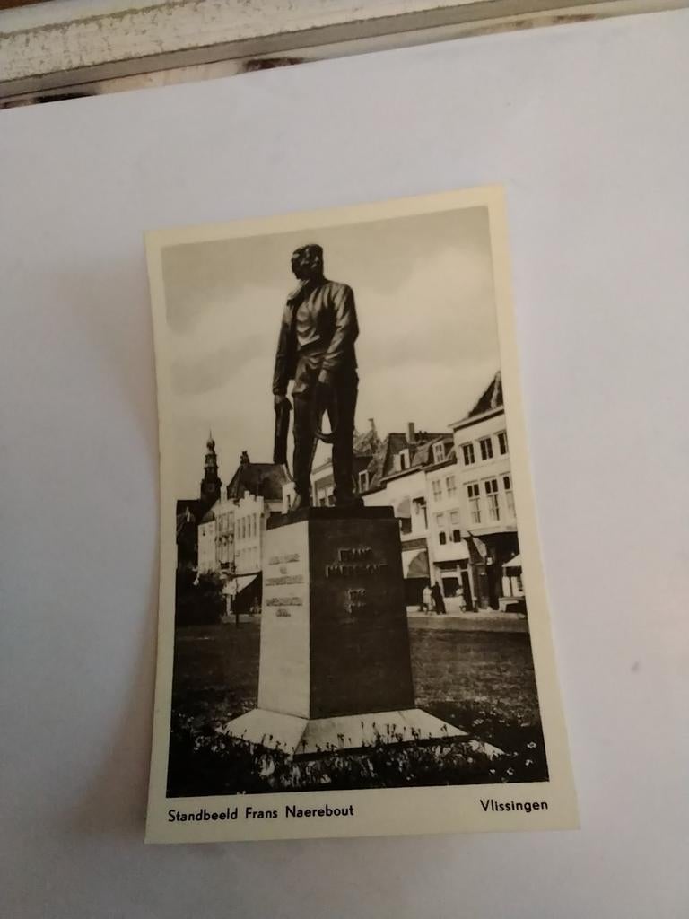VLISSINGEN. STANDBEELD. FRANS NAEREBOUT, Ophalen of Verzenden, Voor 1920, Zeeland