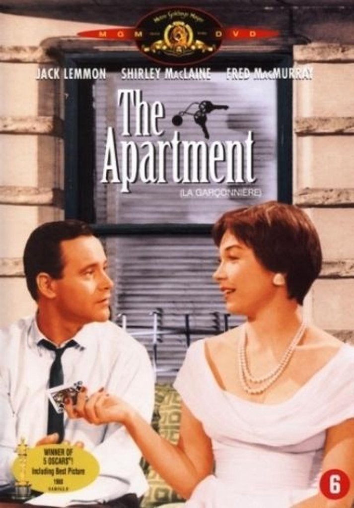 The Apartment (1960) DVD Jack Lemmon - Billy Wilder CLASSIC, 1960 tot 1980, Engels, Alle leeftijden, Nederlands