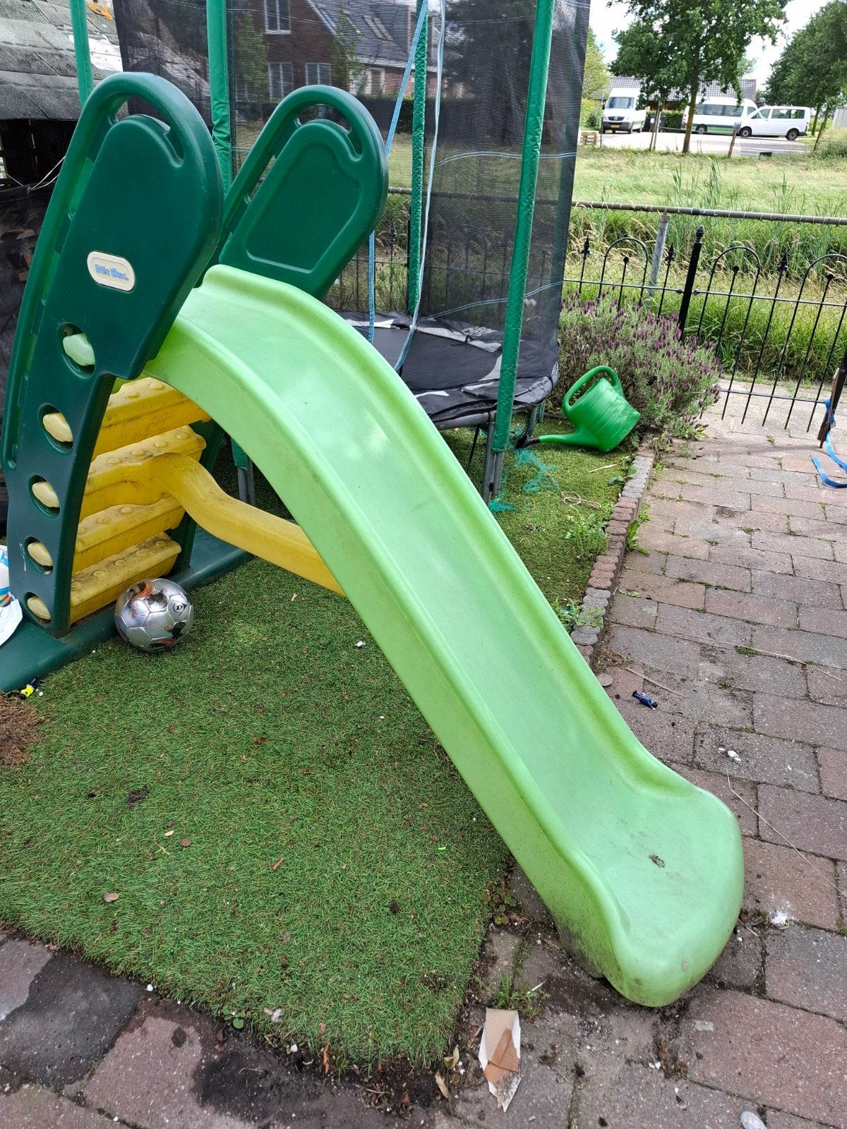 Little tikes glijbaan, Ophalen, Glijbaan