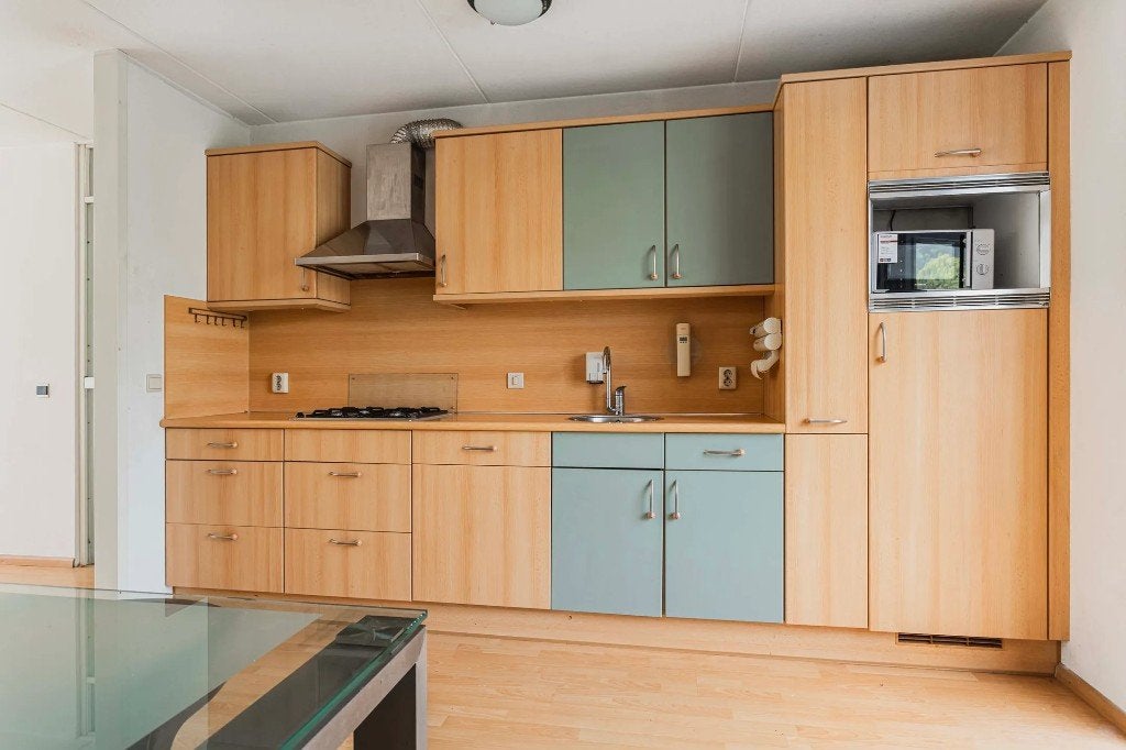 Complete keuken met inbouwapparatuur uit 1999, Huis en Inrichting, Ophalen, Gebruikt, Overige kleuren, Enkelwandige keuken