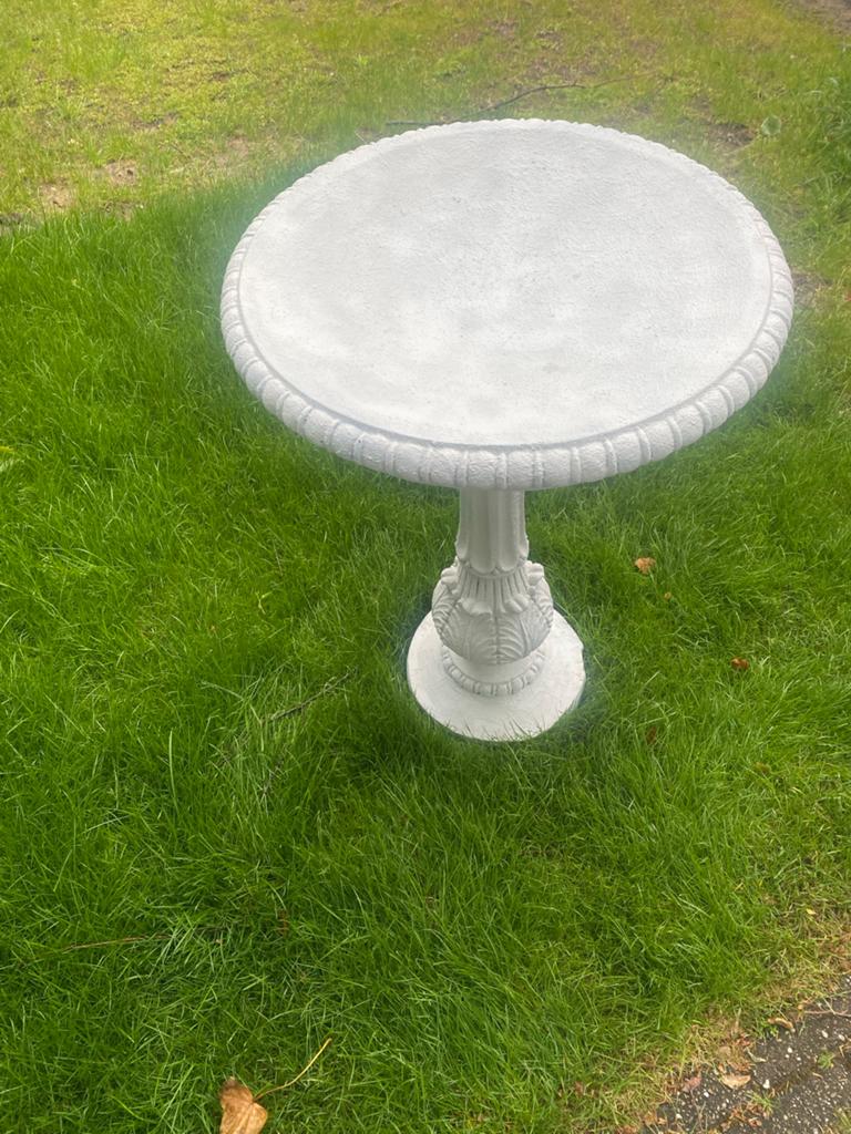Decoratieve betonnen sokkel/plantentafel voor tuin, Ophalen of Verzenden, Gebruikt, Beton, Overige typen