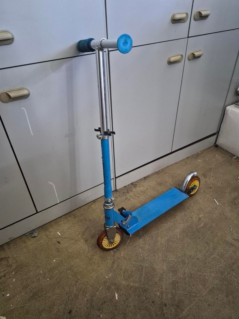 Blauwe step voor kinderen, Fietsen en Brommers, Steps, Ophalen, Gebruikt, Gewone step