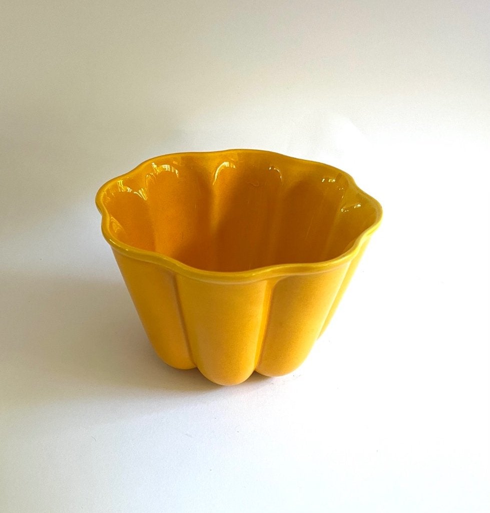 vintage aardewerk puddingvorm 50 - 60er jaren, Ophalen of Verzenden