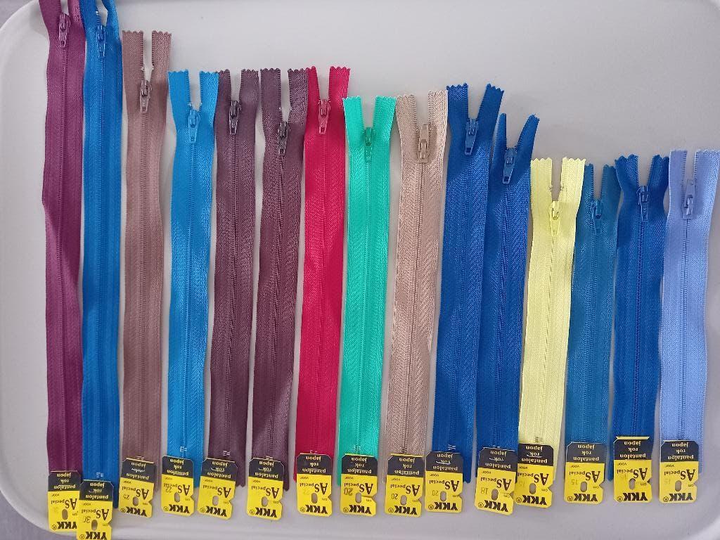 15 blinde YKK Ritsen - div.lengtes, Hobby en Vrije tijd, Naaien en Fournituren, Ophalen of Verzenden, Nieuw, Rits of Sluiting