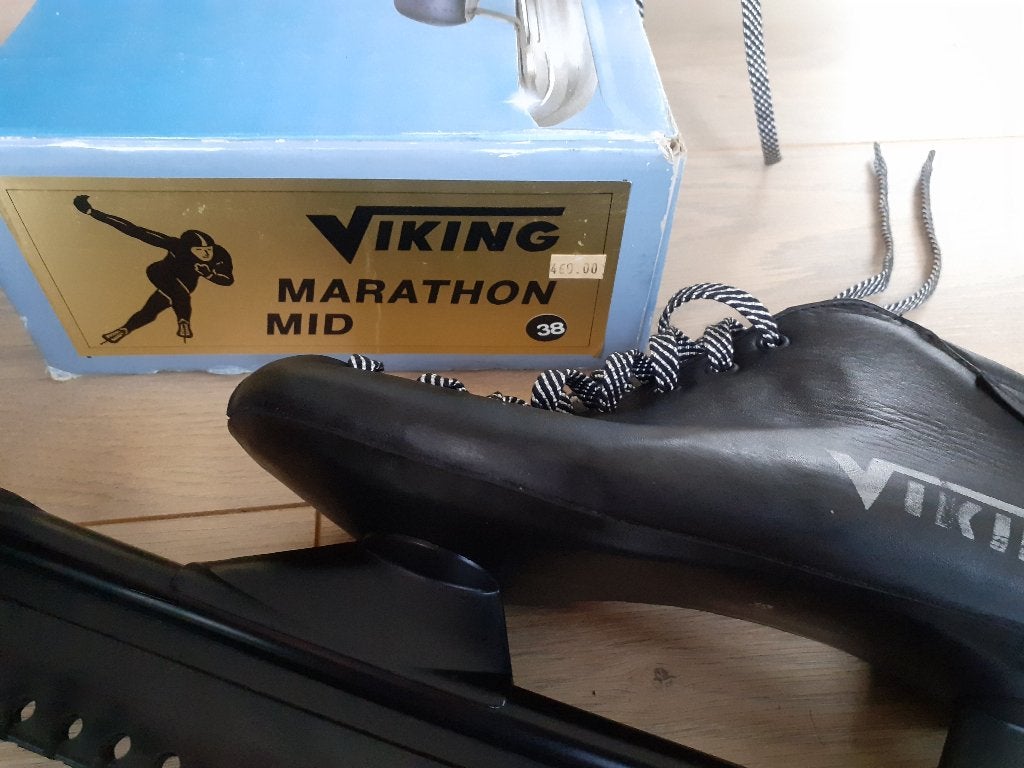 Mooie hoge Viking Marathon Mid vaste schaatsen maat 38., Sport en Fitness, Viking, Ophalen of Verzenden, Zo goed als nieuw, Noren