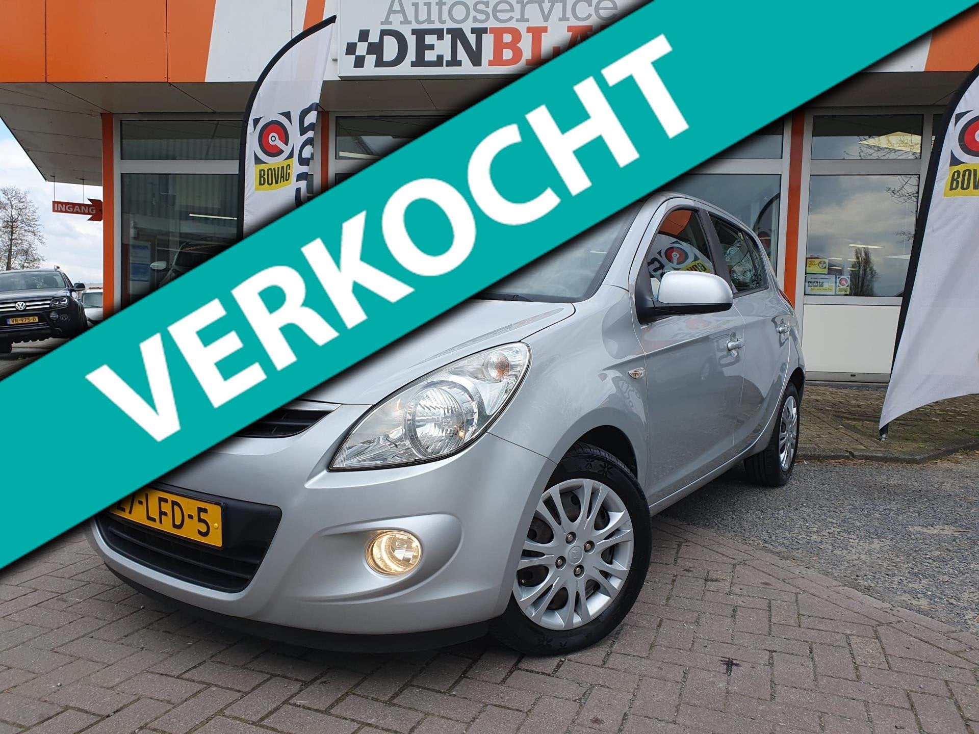 Hyundai I20 1.4i DynamicVersion 5drs Automaat BJ.2010 / Airc, Auto's, 4 cilinders, 1396 cc, Origineel Nederlands, Bedrijf