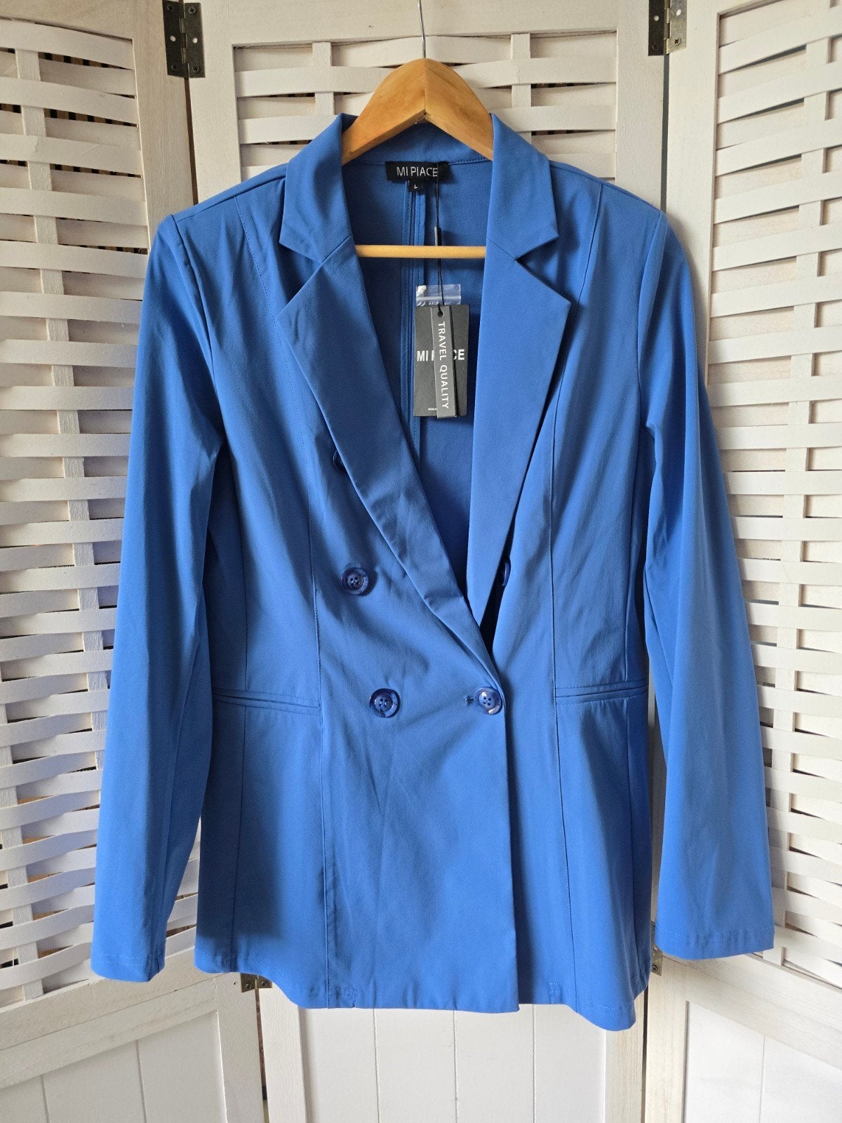 Nieuw mi piace blazer L light jeans, Ophalen of Verzenden, Nieuw, Blauw