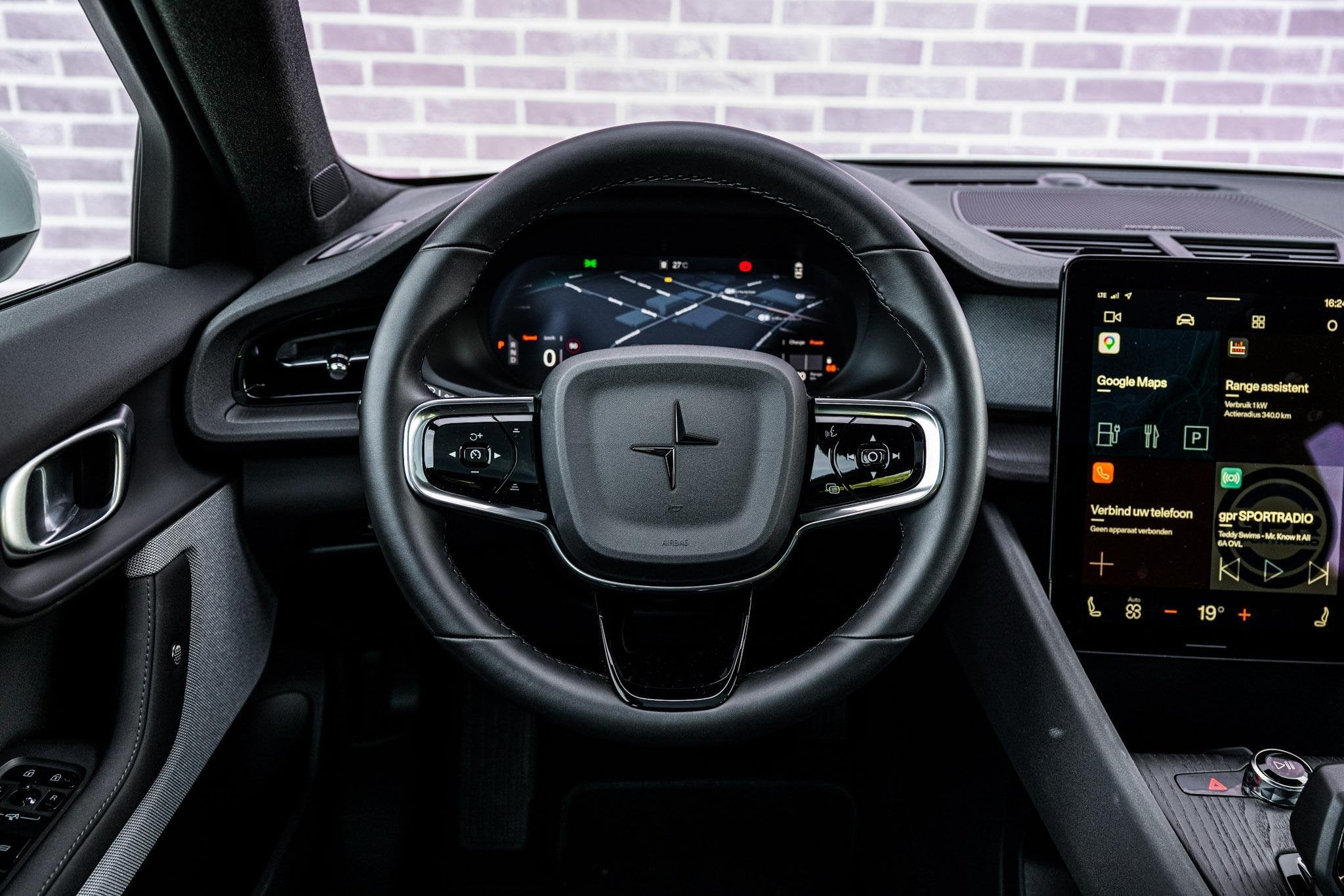 Polestar 2 Long Range Single Motor Plus 82 kWh | Achteruitri, Auto's, Automaat, 82 kWh, Wit, Origineel Nederlands