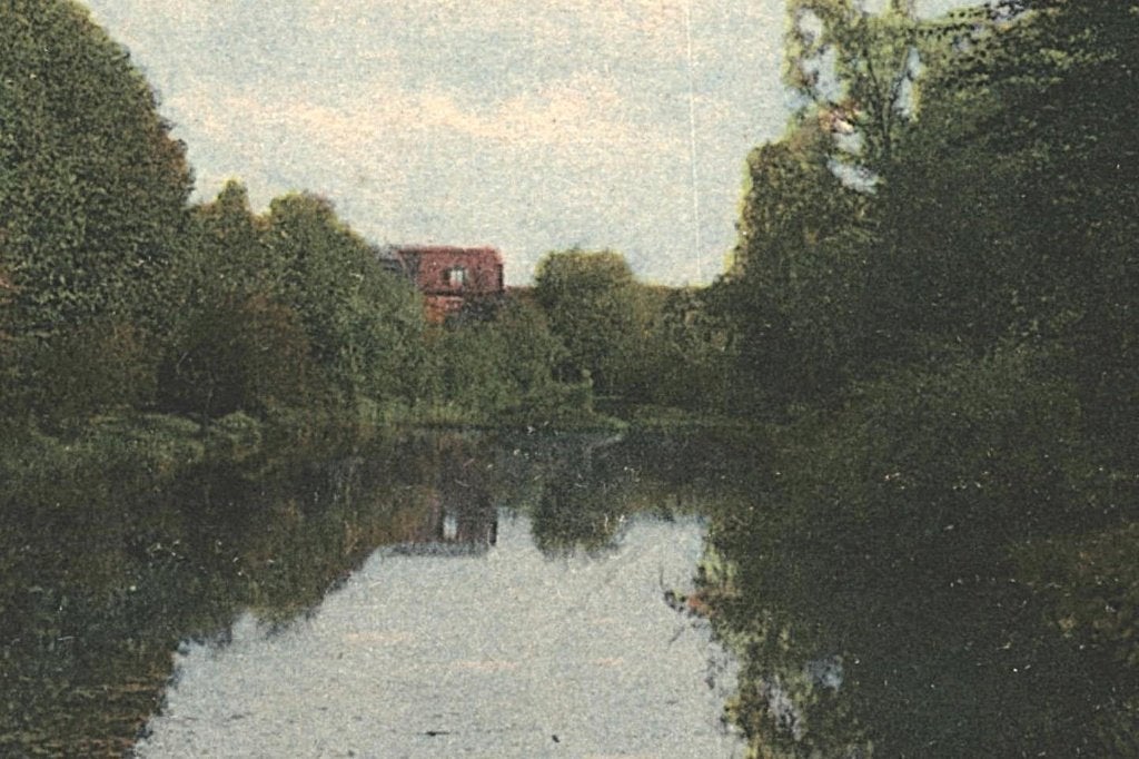 939843 Baarn Wilhelminavijver Utr 1945 Gelopen met postzegel, Verzenden, 1940 tot 1960, Gelopen, Utrecht