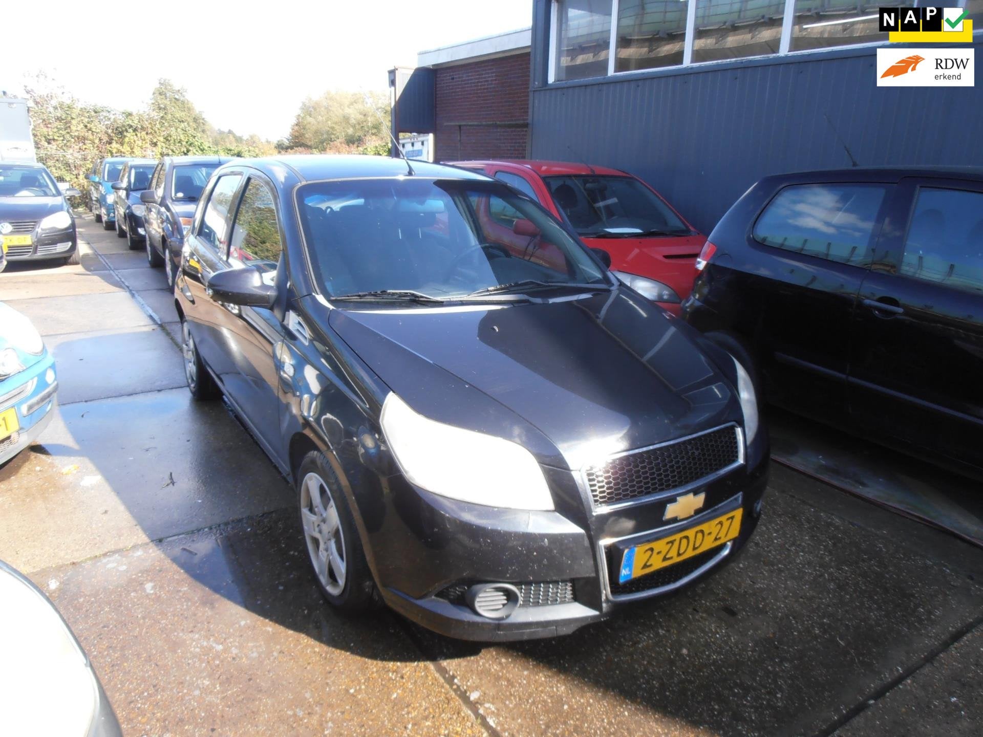 Chevrolet Aveo 1.2 16V LS B-clever Elek Pakket Apk Nap, Auto's, Voorwielaandrijving, Aveo, 4 cilinders, 400 kg