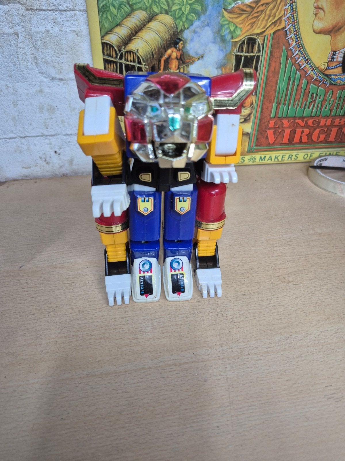 Vintage Power Rangers Megazord Leeuw Robot Speelgoed, Ophalen of Verzenden, Gebruikt