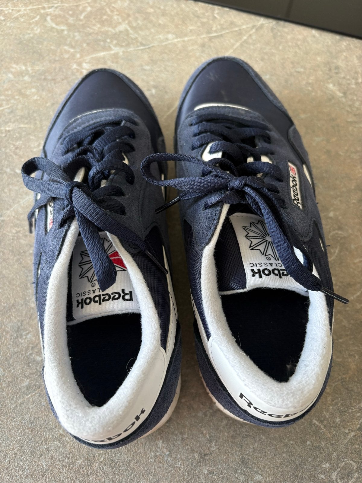 Reebok Classic sneakers - Donkerblauw - Maat 40, Kleding | Dames, Ophalen, Zo goed als nieuw, Blauw, Sneakers of Gympen