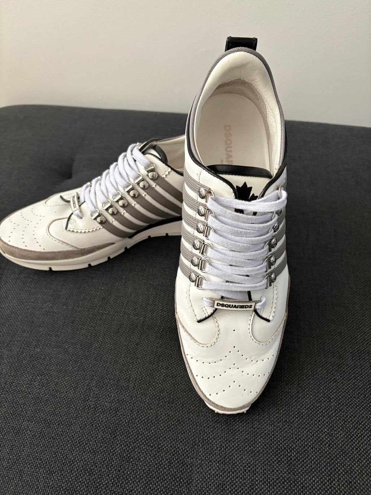 Dsquared2 schoenen, Wit, Ophalen of Verzenden, Sneakers of Gympen, Zo goed als nieuw
