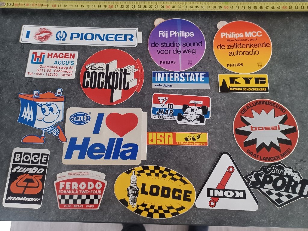 Stickers auto onderdelen, Ophalen of Verzenden