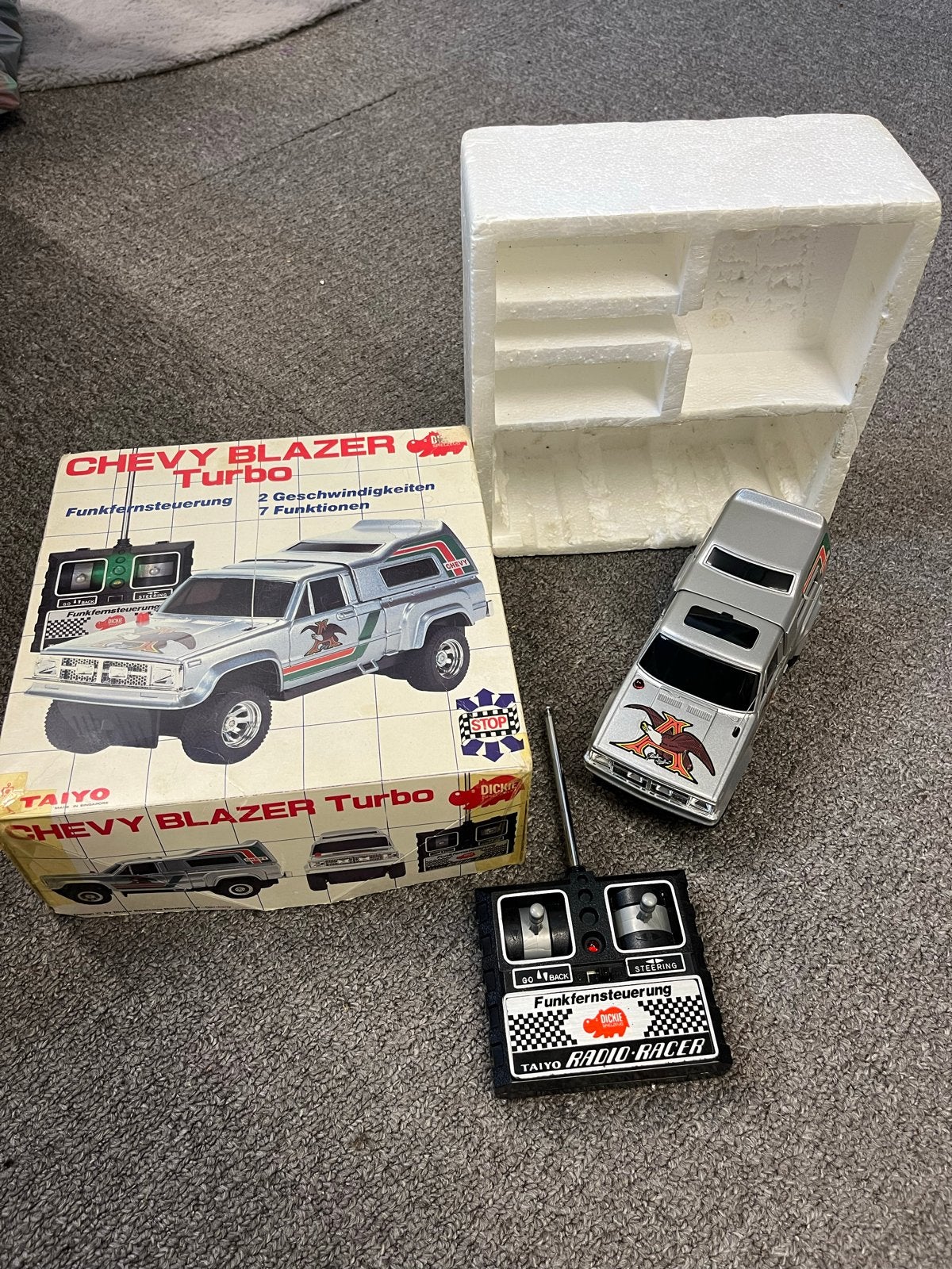 Vintage Taiyo Chevy Blazer Turbo RC Auto, Elektro, Auto offroad, Ophalen of Verzenden, Zo goed als nieuw