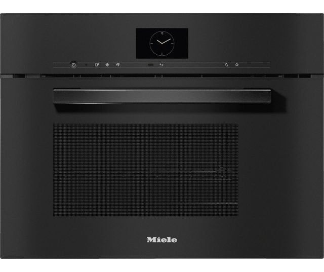 Miele DGM7645 OBSW - Magnetron met Stoom - 45CM - Zwart, Witgoed en Apparatuur, Magnetrons, Ophalen, Inbouw, 45 tot 60 cm, Magnetron