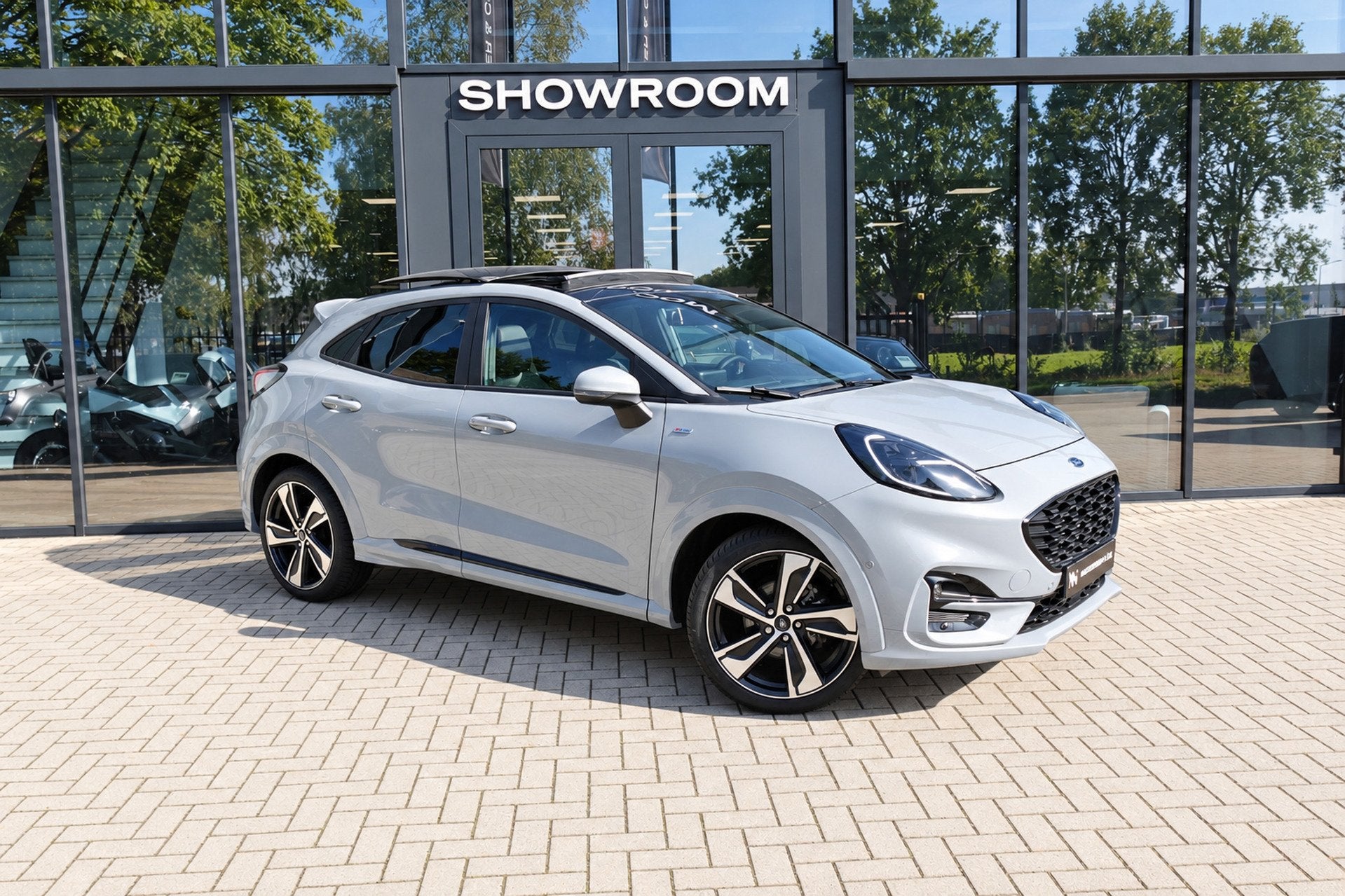 Ford Puma 1.0 EcoBoost Hybrid ST-Line X PANO B&O KEYLESS, Auto's, Dealer onderhouden, Zwart, 1226 kg, Origineel Nederlands