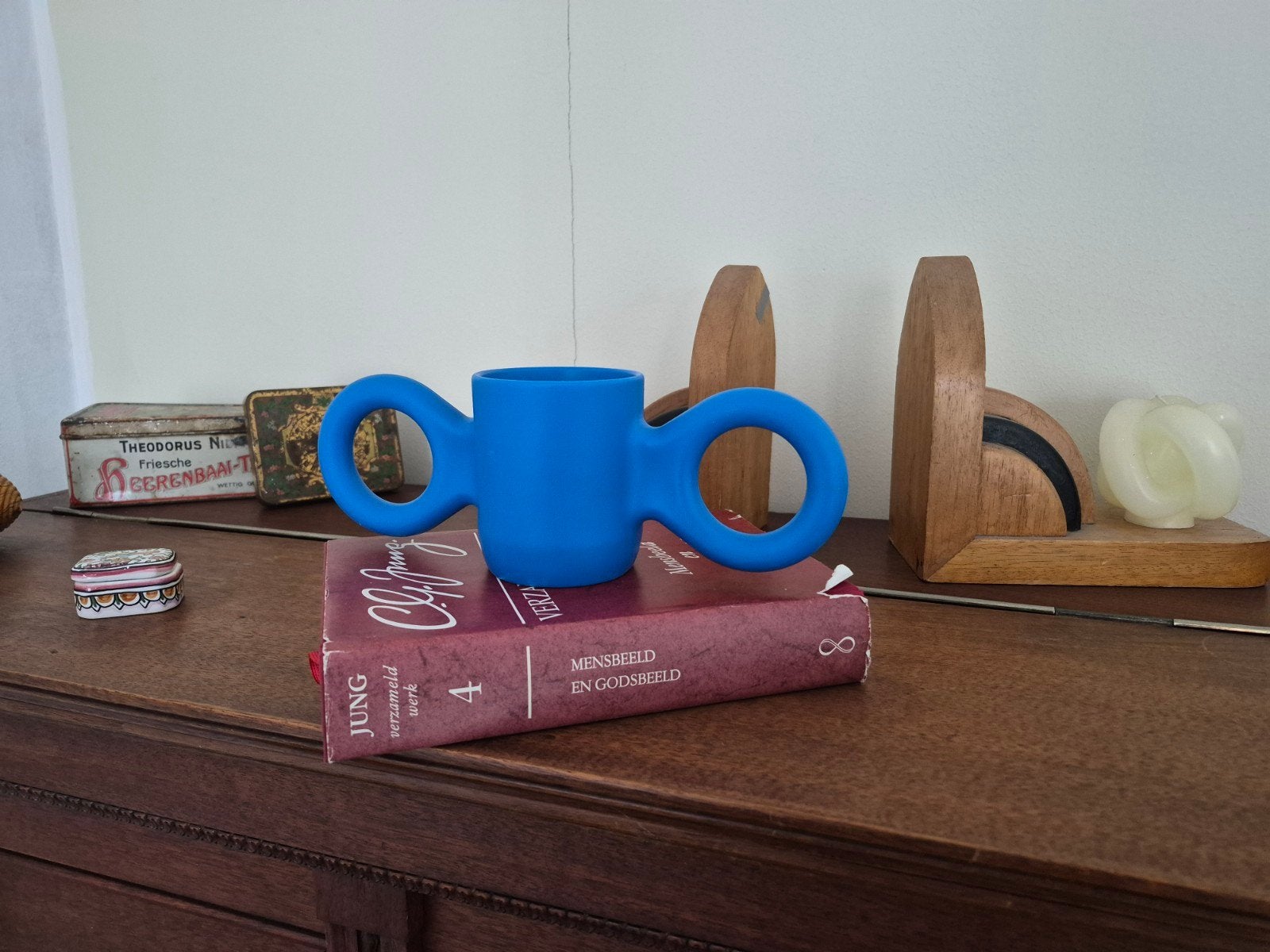 Richard Hutten ‘Dombo’ / ‘Dumbo’ Mok - Blauw - Gispen, Kunststof, Ophalen of Verzenden, Zo goed als nieuw, Overige merken