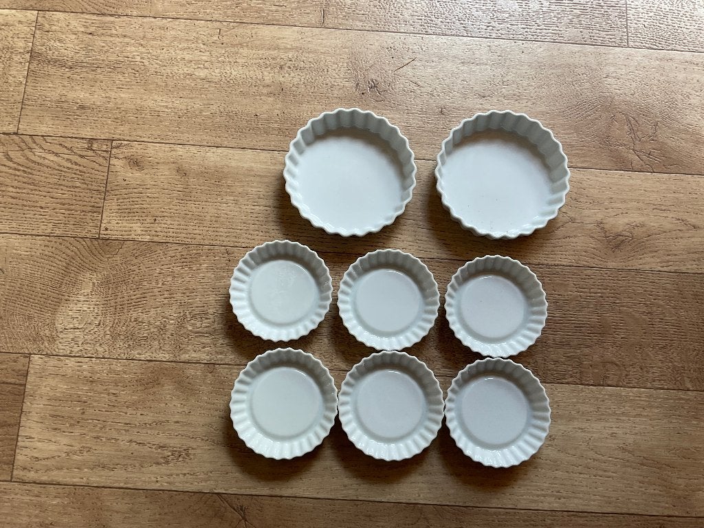 Quicheschalen porselein, Antiek en Kunst, Ophalen of Verzenden
