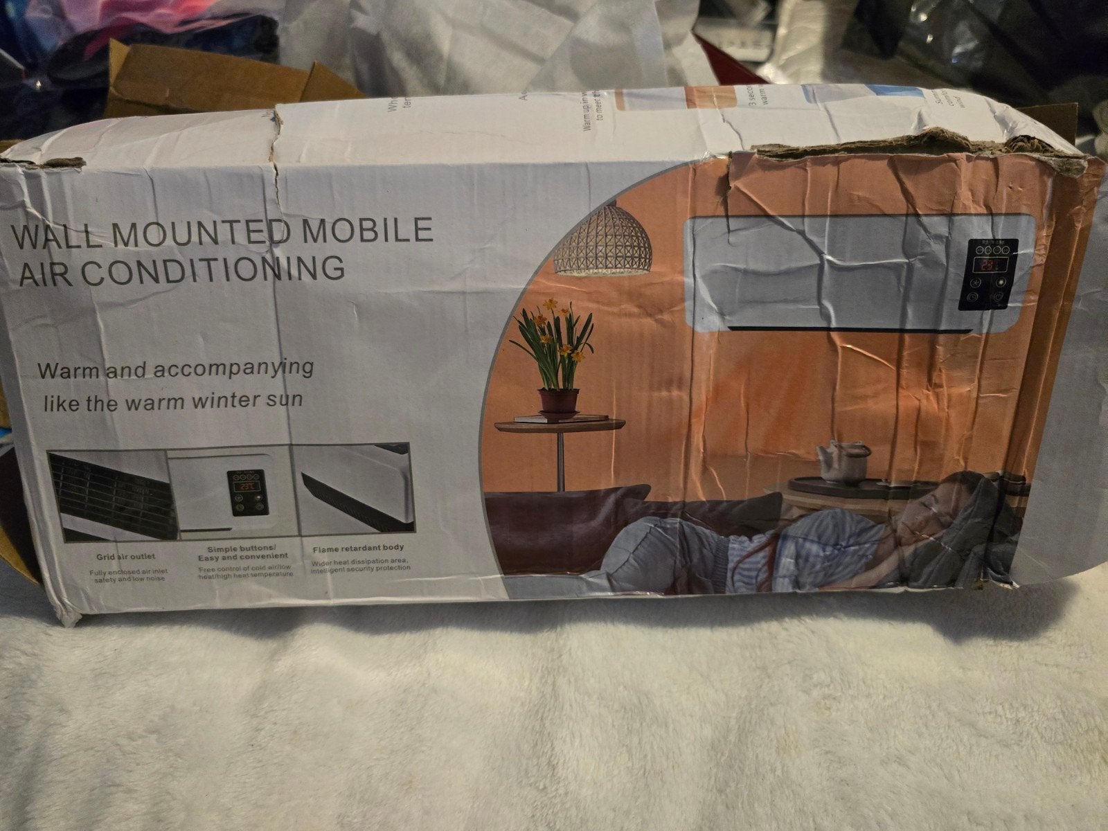 Wandgemonteerde Mobiele Airconditioning  Koelen en Verwarmen, Witgoed en Apparatuur, Koelen en Ontvochtigen, Minder dan 60 m³