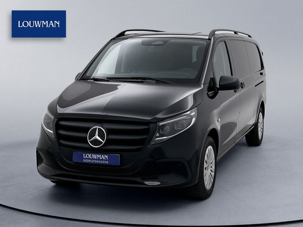 Mercedes-Benz Vito 119 CDI L3 Pro Dubbele Schuifdeur Trekhaa, Gebruikt, Zwart, Bedrijf, Diesel