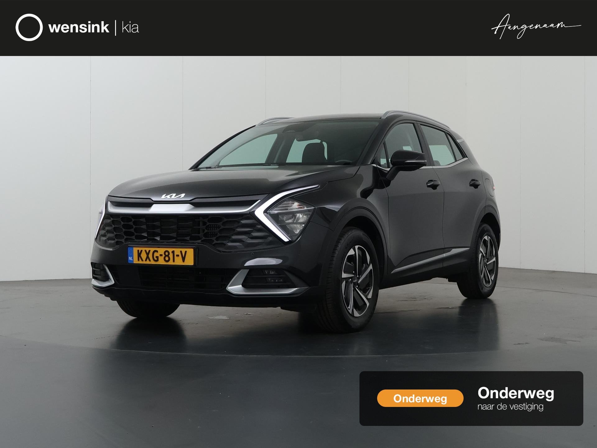 Kia Sportage 1.6 T-GDi Hybrid DynamicLine | Navigatie | Park, Auto's, Stof, Gebruikt, 4 cilinders, 1360 kg